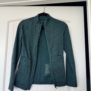 Figs Dark Caribbean Blue Jacket